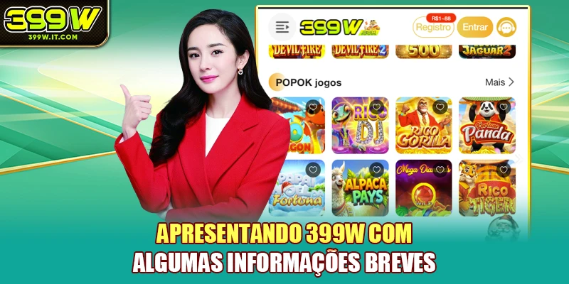 Apresentando 399W com algumas informações breves