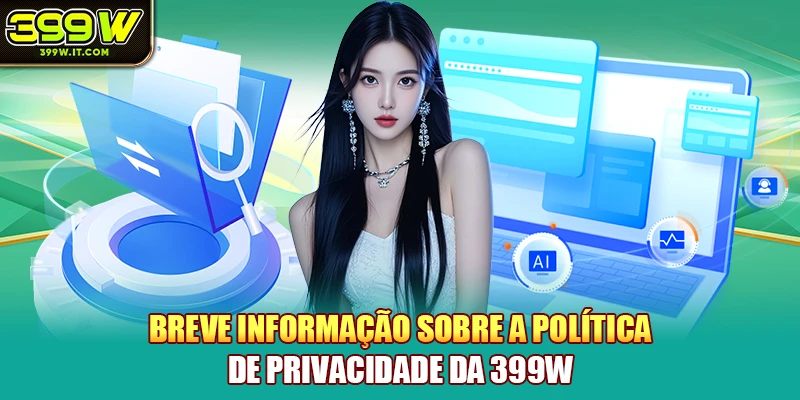 Breve informação sobre a política de Privacidade da 399W
