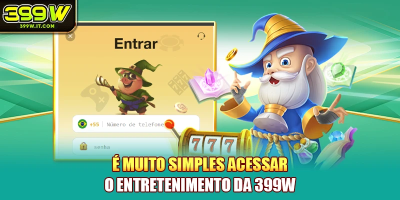 É muito simples acessar o entretenimento da 399W É muito simples acessar o entretenimento da 399W
