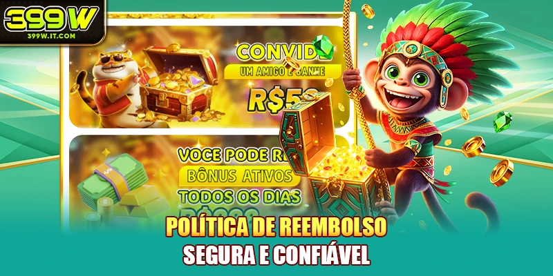 Política de reembolso segura e confiável