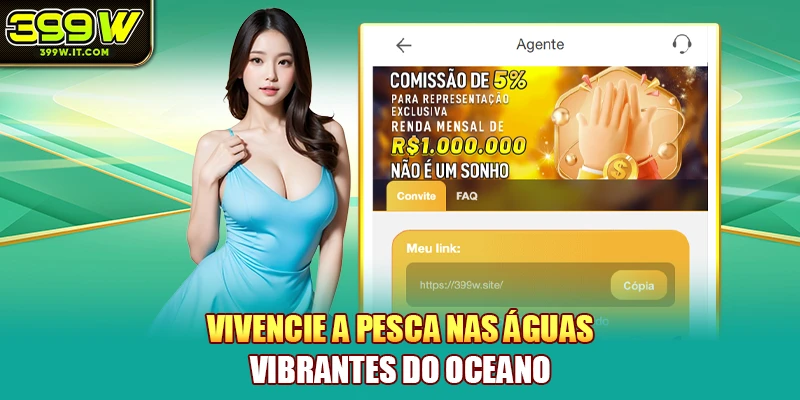Vivencie a pesca nas águas vibrantes do oceano